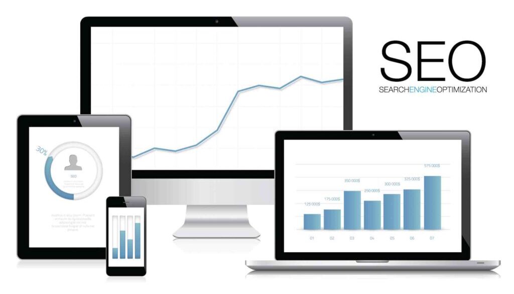 Search Engine Optimization (SEO) concept vector